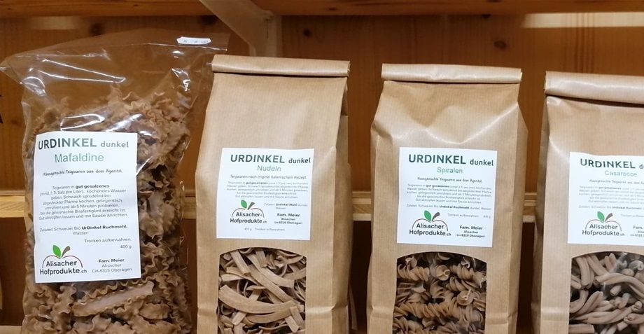 UrDinkel Teigwaren aus Schweizer UrDinkel.